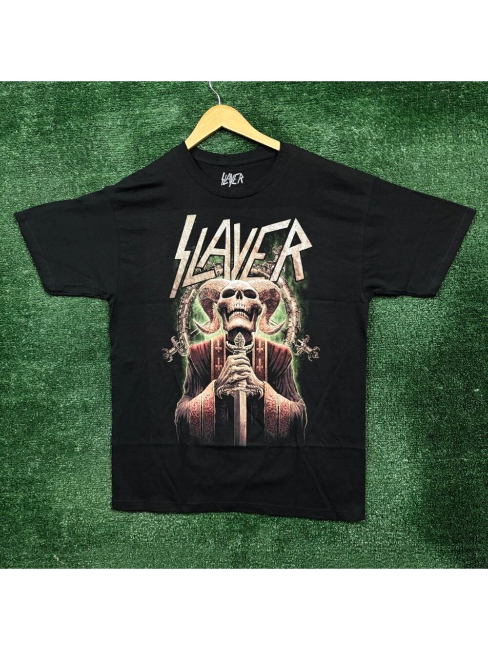 Slayer Reign in Blood Thrash Metal Band T-Shirt Size Large